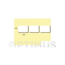 Etiqueta adhesiva mediana neutra 30X20 salida 3 etiq. (rollo 10.000) - etiq.mediana