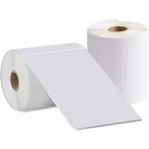 Etiquetas de envio 800 de 4 x 6 pulgadas (100 x 150 mm) 2 rollos de 400