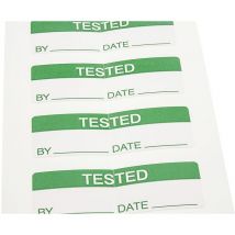 Rs Pro - Etiquette adhésive pré-imprimée Blanc, 170 par paquet ( Prix pour Sachet de 170 )