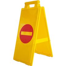 Etiquette danger, avec pictogramme : Entrée interdite ( Prix pour 1 )