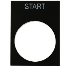 Etiquette de marquage pour Bouton-poussoir Ptec ( Prix pour Paquet de 5 )
