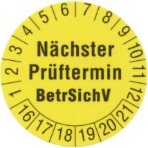 Etiquettes de contrôle 15 mm – BEHA AMPROBE – Lot de 250 – Largeur, Longueur