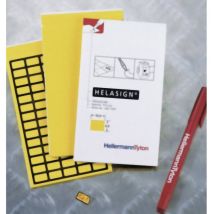 Hellermanntyton - 598-92227 TAG122FB-270-YE Etiquette Helasign 15 x 9 mm Couleur de la surface de marquage: jaune Nombre