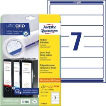 Avery-zweckform Etiquette Pour Classeur L4760-25 38 X 192 Mm Papier Blanc Fixation Permanente 210 Pc(s)