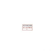 Etiquette Signalisation Adhésive - Sticker Alarme Sécurité, Autocollant Dissuasif, Protection Dissuasive