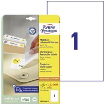 Etiquette universelles Avery-Zweckform L4735REV-25 210 x 297 mm papier blanc 30 pc(s) décollable - blanc