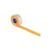 Miya - Etiquettes 26 x 12 mm Sato Kendo orange fluo - Rouleau de 1500 - Lot de 12