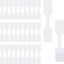 Tiquettes Autocollantes de Prix de Bijoux Vierges Étiquette de Prix de Bijoux Étiquette Auto-Adhésive d'Haltères Court Étiquette Rectangle