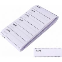 Etiquettes pour vêtements, 200Pcs Etiquettes thermocollantes sur tissu pour la couture de vêtements personnalisés pour les uniformes scolaires.