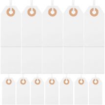 Étiquettes vierges Étiquettes à suspendre Étiquettes à bijoux Étiquettes 100 pièces Fil électrique Vêtements de mariage Papier Ornements de vente au