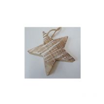 Etoile enneigée à suspendre diam 10,2cm blachere DPSD016