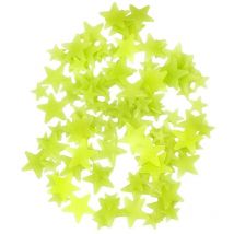Yzmrbdqc - toiles Lumineuses, 200 Pièces Autocollants Lumineux Stickers Muraux, Autocollants Muraux Fluorescents Plastique, pour Autocollants