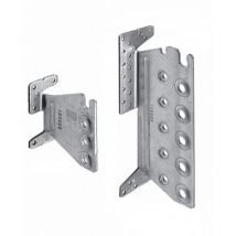 Etrier à encoche TU 214x104.5mm - ep 3mm