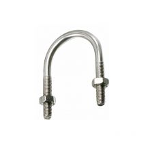 Etrier fileté pour tube iso avec écrous - Acier Zn Ø49 mm - Boîte de 10
