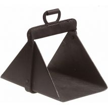 Etriers espagnols en fer noir pour selle vaquera de forme triangulaire classique