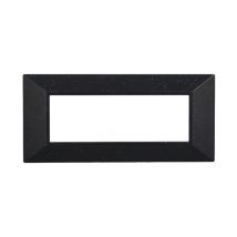 AN90624 6P Plaque Pyramide Série Lune Couleur Noir Vif Compatible avec Bticino Axolute - Ettroit