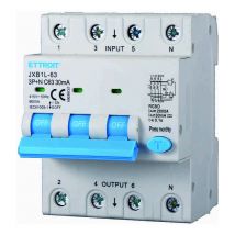 Fehlerstrom-Schutzschalter 3P+N 63A 30mA 380V-6KA class a