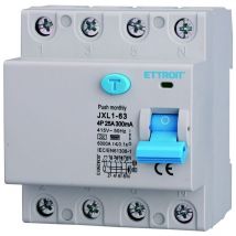 Ettroit Pure Differenzial-leistungsschalter 4p 25a 300ma 380v 6ka Kurve F - Jx3425613