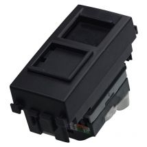 Ettroit Rj45 Cat5e Datenbuchse Netzwerkstecker Farbe Schwarz, Kompatibel Mit Vimar Arke - Va2355