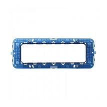 Supporto per placca a 6 moduli, serie Venus, compatibile con serie Vimar Arkè Ettroit VA0207