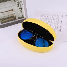 Tui à lunettes de soleil et lunettes extra larges Grand étui à lunettes de soleil Étui à lunettes de soleil Étui rigide jaune