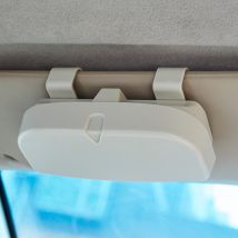 Tui à lunettes de soleil pour pare-soleil de voiture, boîte de rangement pour lunettes