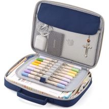 Alovez - tui Bible pour femmes, housse Bible pour hommes, étui multifonction à fermeture éclair pour iPad