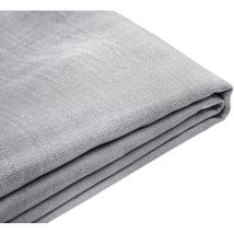 Beliani - eu King Size 5ft3 Bed Frame Additional Cover Fabric Upholstery Grey Fitou