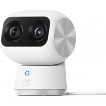 Security Indoor Cam S350, Double caméra, caméra de sécurité résolution uhd 4K avec Zoom 8× et ptz 360°, idéale pour Moniteur bébé/caméra pour Animaux