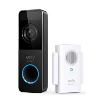 Eufy - Security, kit videocitofono, risoluzione 1080p, batteria per 120 giorni, zero costi mensili, rilevamento di persone, audio bidirezionale,