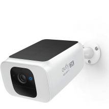 Eufy - Telecamera di sicurezza per esterni SoloCam S40 senza fili di Security, Wi-Fi, con faretto, pannello solare, a energia solare, risoluzione 2K,