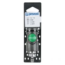 Euro-Sicherheits-Schnellkupplung Prevost 8 mm - Schlauch ø 9-10 mm - esi 071810CP