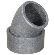 AERIVA Schaumrohrbogen 45 Grad DN 150 – EPP-Schaum – 150 mm – 180 mm