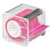 Eurocel Nastro Adesivo Memograph 50mm X 10mt Rosa Scrivibile E Rimovibile