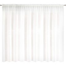 FIR/Rebecca/K/350 x 160T tenda con fettuccia arricciata, Rebecca, poliestere, crema, 0,02 x 350 x 160 cm - Eurofirany