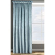 Eurofirany ROSA Tenda in Velluto con Fettuccia Arricciatenda - 1 Unità, Soffice, Pannello, Drappo Classico, Glamour, Elegante, Soggiorno, Camera da