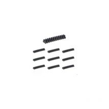 Eur'ohm 70001 Lote de 10 regletas de bornes de latón polipropileno (capacidad: 2,5-4mm²)