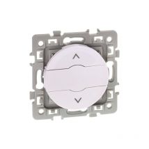 3-Positionsschalter für Rollläden - Stop/Hoch/Tief - square Weiß