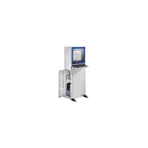 Eurokraftbasic - Armario para ordenador modelo estándar gris luminoso / azul