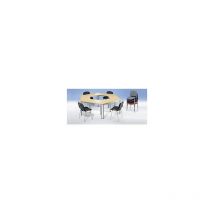 Eurokraftbasic - Mesa multiuso trapezoidal h x a x p 740 x 1400 x 700 mm