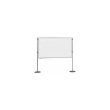 Tablón informativo de una pieza chapa de acero revestida a