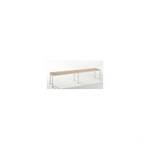 Eurokraftbasic - Banco para vestuarios de haya por un lado h x p 420 x 400 mm
