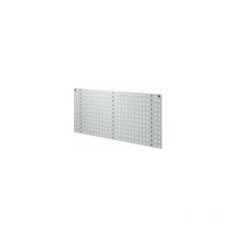 Eurokraft - Placa perforada para portaherramientas longitud 1029 mm gris