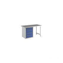 Anke - Banco de trabajo bastidor modular 5 cajones anchura 1500 mm