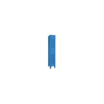 EUROKRAFT – Armadietto a due piani in lamiera d'acciaio blu chiaro RAL 5012 – Altezza 1850 mm, Larghezza scomparti 300 mm