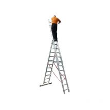 Euroline Mehrzweckleiter 3x10 Sprossen – 6,90 m – 8,10 m – 1,00 m