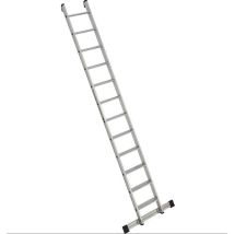 Euroline Premium 30174 Alu Stufenanlegeleiter Mit Integriertem Anlegegummi 12 Stufen