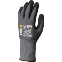 Pack Mit 10 Paar Arbeitshandschuhen Eurolite 15n600 – Nahtloser Grauer Strick Aus Polyamid, Größe 8