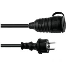 30245693 Strom Verlängerungskabel 16 a Schwarz 1.5 m H07RN-F 3G 1,5 mm² - Eurolite