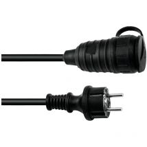 30245696 Strom Verlängerungskabel 16 a Schwarz 5 m H07RN-F 3G 1,5 mm² - Eurolite
